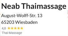 Neab Thaimassage August-Wolff-Str. 13 65203 Wiesbaden